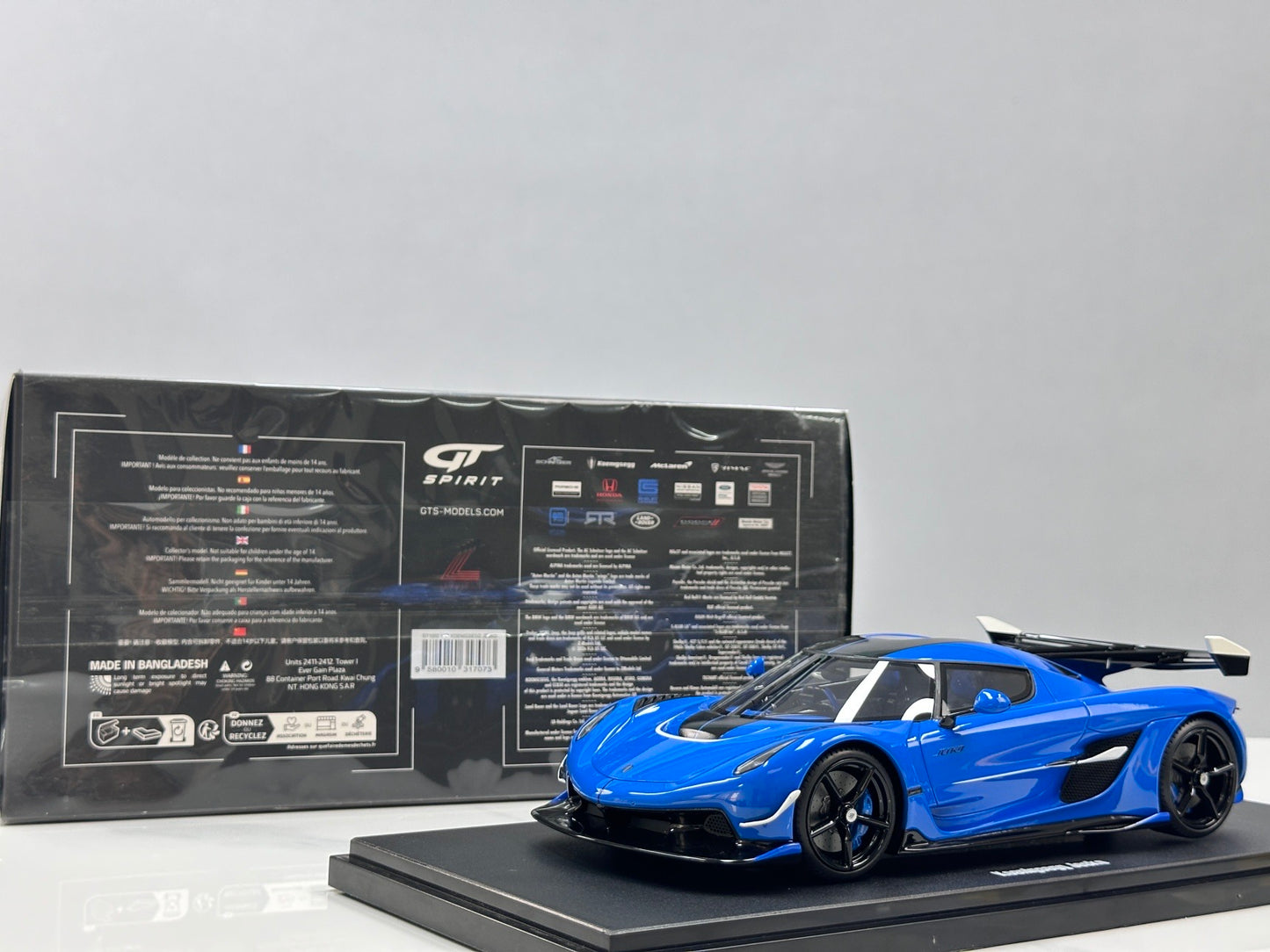 GT Spirit 1/18 Koenigsegg Jesko Blue GT1002