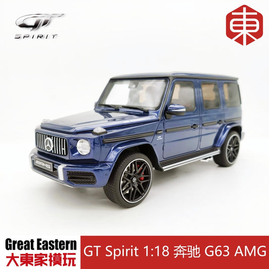 GT Spirit 1/18 Mercedes-Benz G63 Blue Resin Model Car GT261