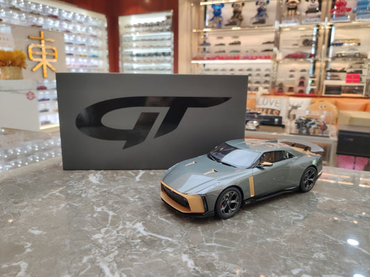 GT Spirit 1/18 Nissan GT-R50 Grey Resin Model Car (GT300)