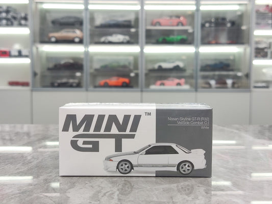 MINIGT 1/64 Nissan Skyline GT-R (R32) VeilSide White MGT01066