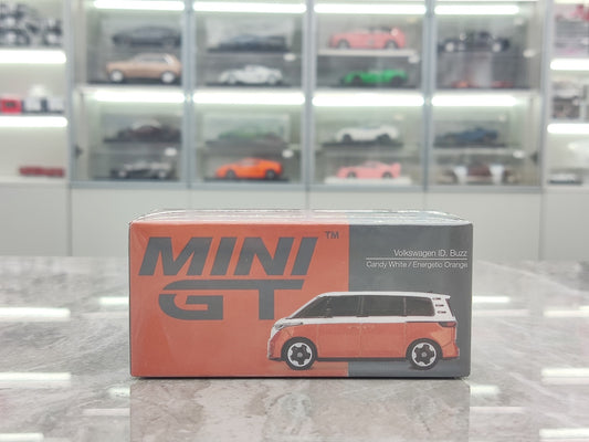 MINIGT 1/64 Volkswagen ID.Buzz white and orange MGT01061