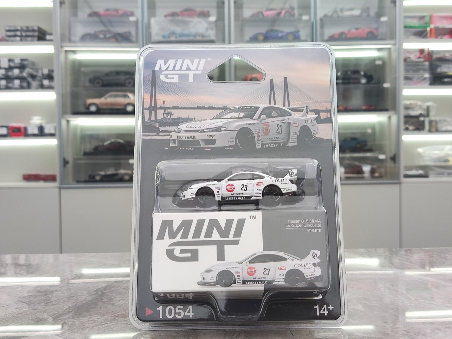 MINIGT 1/64 Nissan LB-Super Silhouette S15 SILVIA ATHLETE White