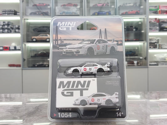 MINIGT 1/64 Nissan LB-Super Silhouette S15 SILVIA ATHLETE White