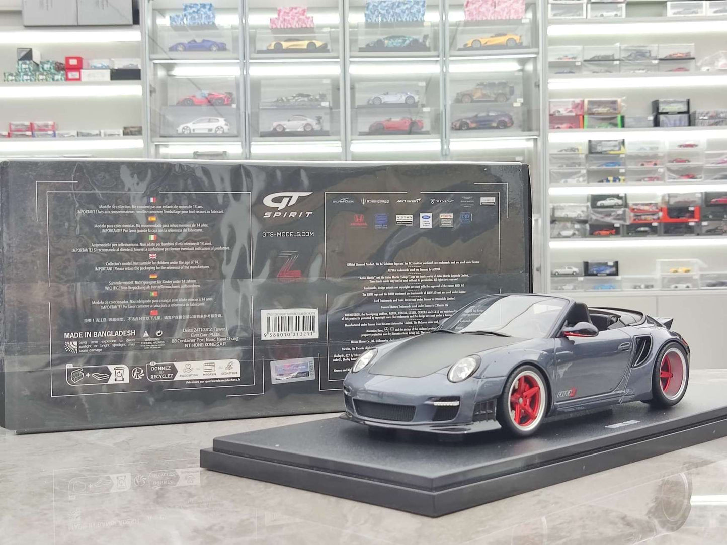 GT Spirit 1/18 Porsche 997 Grey GT463