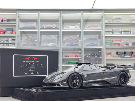 HH Model 1/18 Pagani Zonda Specials Gloss Black Carbon HH555